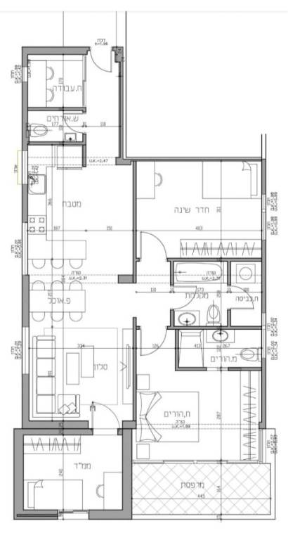דירה למכירה - 4 חדרים - התבור 33, תל אביב יפו, ישראל